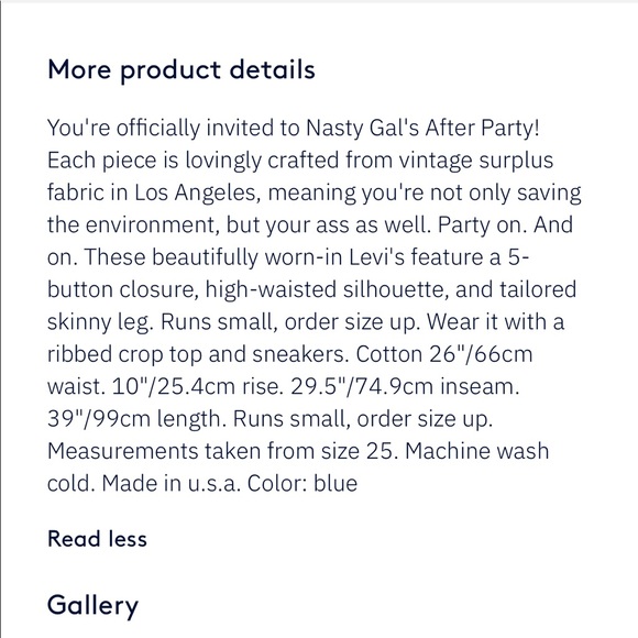 Reworked Nasty Gal After Party Vintage 501 Levi’s - Picture 11 of 11